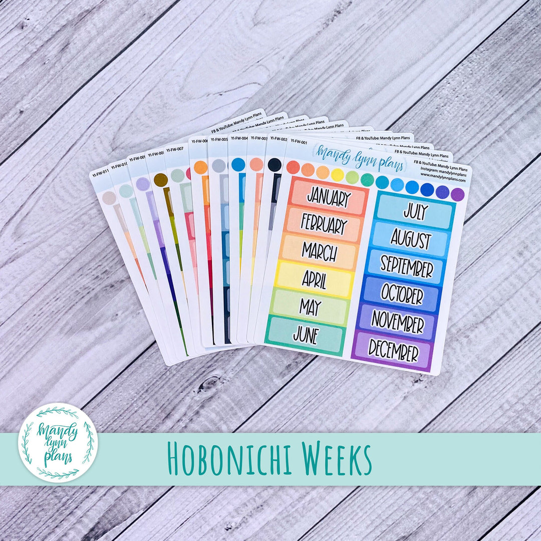 Hobonichi Weeks Yearly Index
