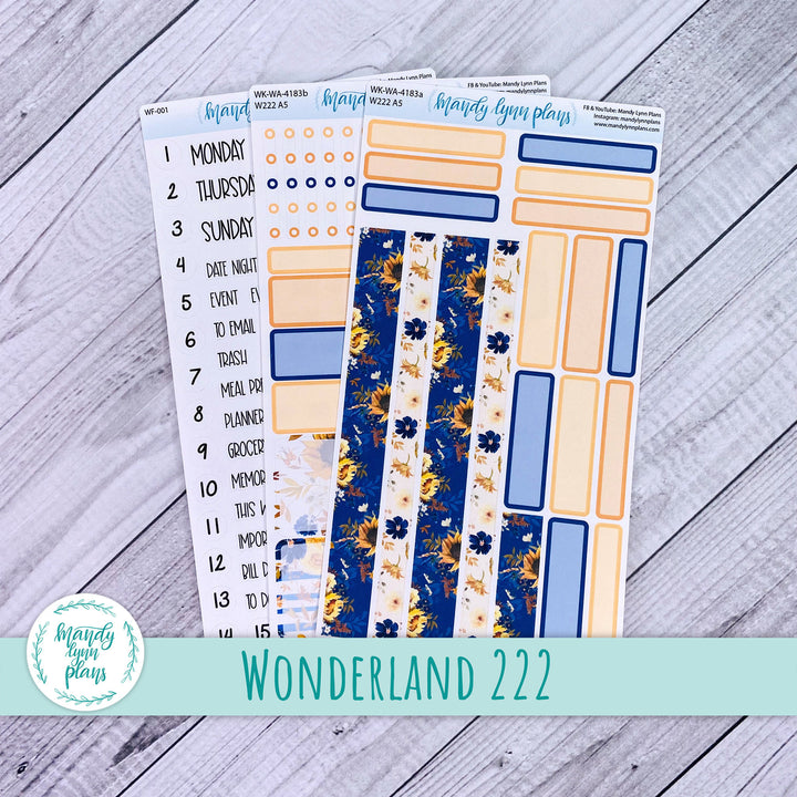 2024  Wonderland 222 Weekly Kit || Sunflowers || 183