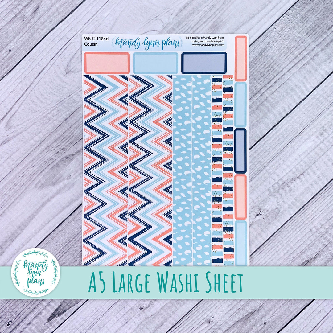 Good Vibes Large Washi Sheet || WK-C-1184D
