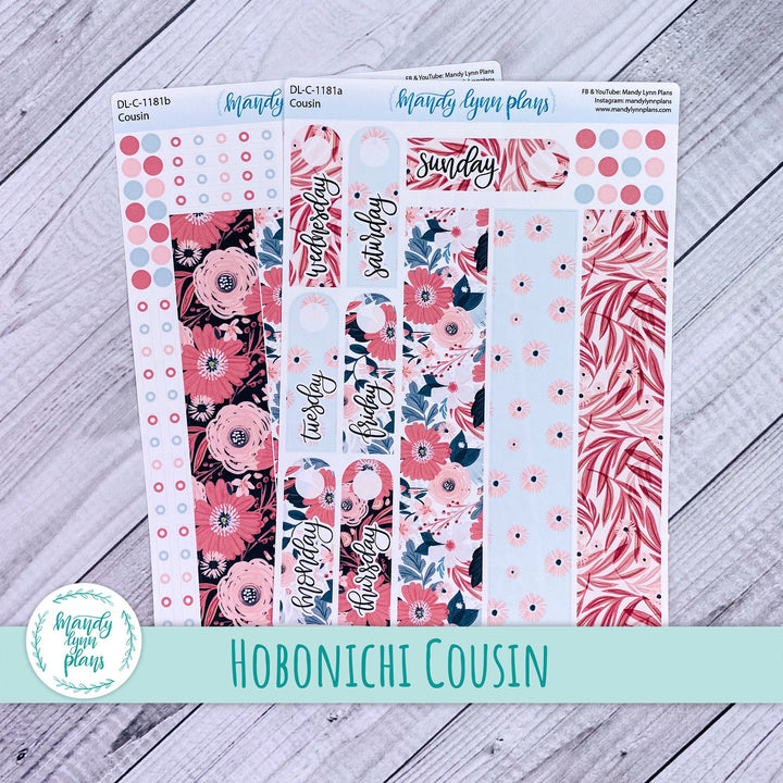 Hobonichi Cousin Daily Kit || Painted Garden || DL-C-1181