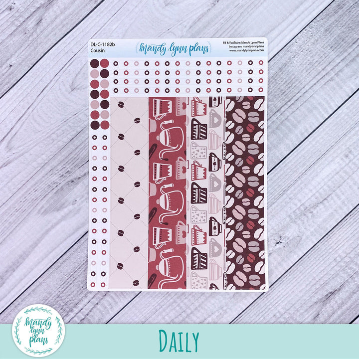 Hobonichi Cousin Daily Kit || Coffee Lovers || DL-C-1182