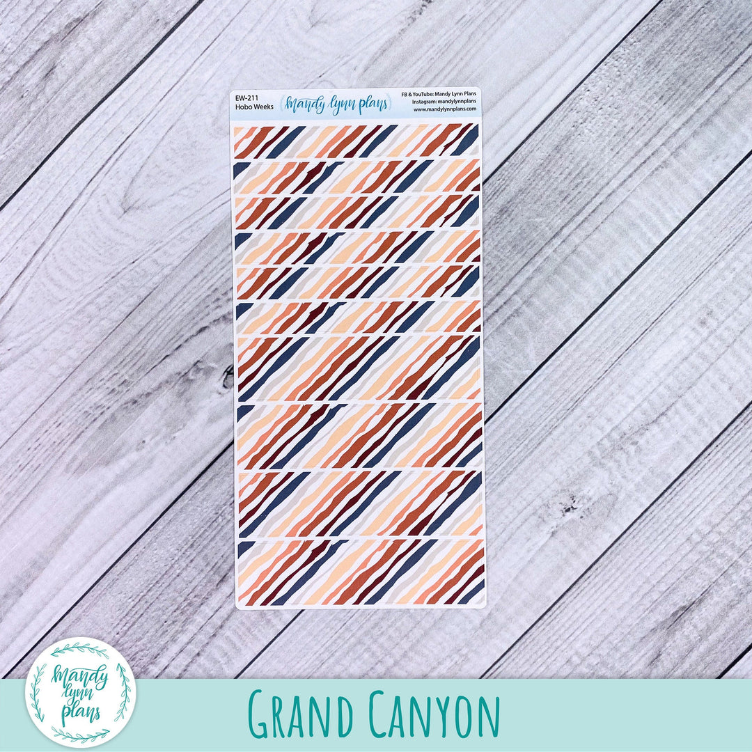 Striped A5 Washi Strips and Planner Dots