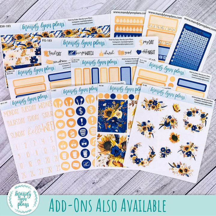 Hobonichi A6 Weekly Kit || Sunflowers || WK-A6T-3183