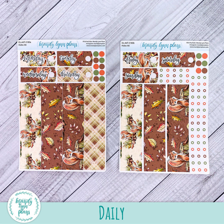 Hobonichi A6 Daily Kit || Foxes || DL-A6T-3180