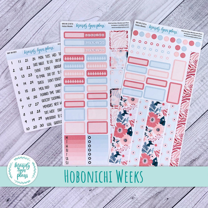 Hobonichi Weeks Weekly Kit || Painted Garden || WK-W-2181