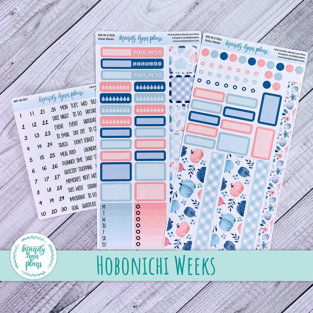 Hobonichi Weeks Weekly Kit || Pretty Pumpkins || WK-W-2185