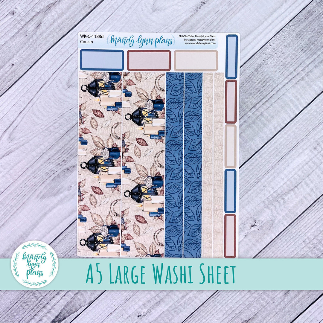 Fall Feels Large Washi Sheet || WK-C-1188D