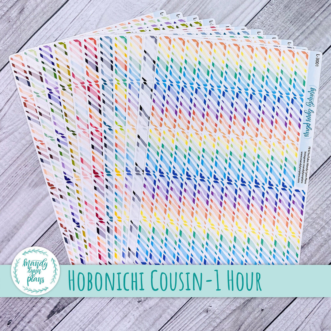 Hobonichi Cousin Skinny Striped Labels || 1 Hour