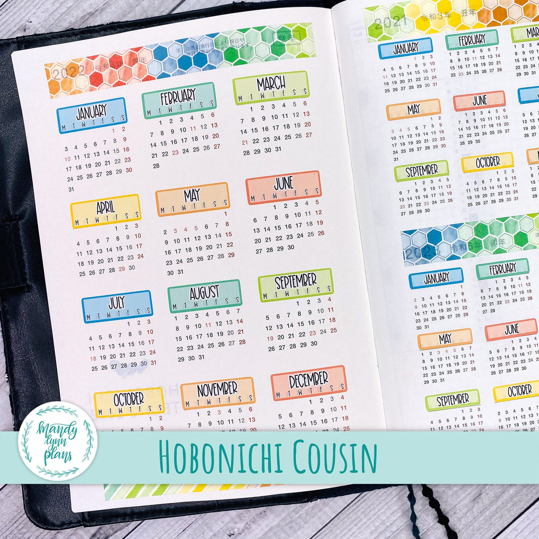 2024 YEARLY VIEW Neutral || Hobonichi Cousin