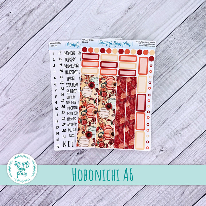 Hobonichi A6 Weekly Kit || Festive Autumn || WK-A6T-3186