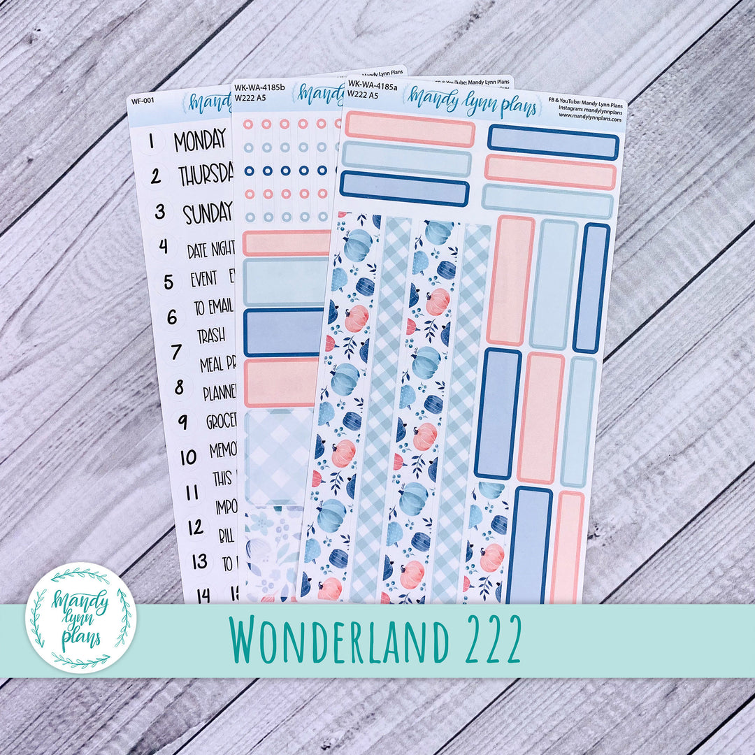 2024  Wonderland 222 Weekly Kit || Pretty Pumpkins || 185