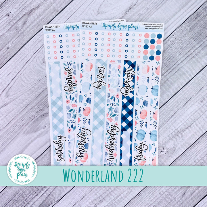 2024  Wonderland 222 Daily Kit || Pretty Pumpkins || 185