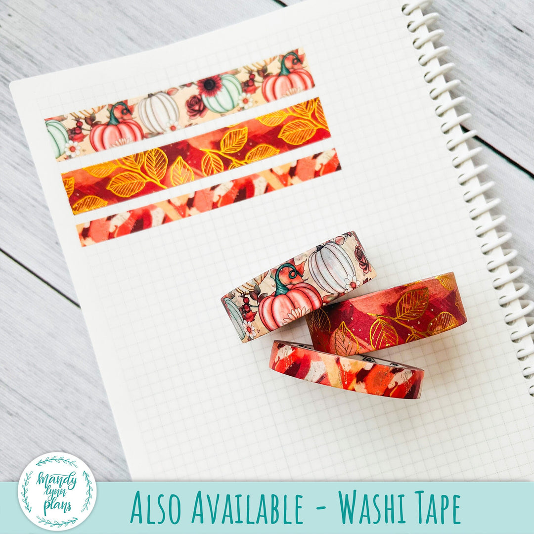 Festive Autumn Large Washi Sheet || WK-C-1186D