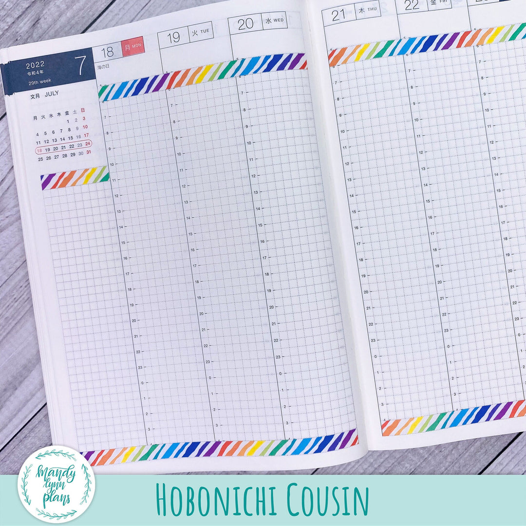 A5 Striped Washi Strips and Planner Dots