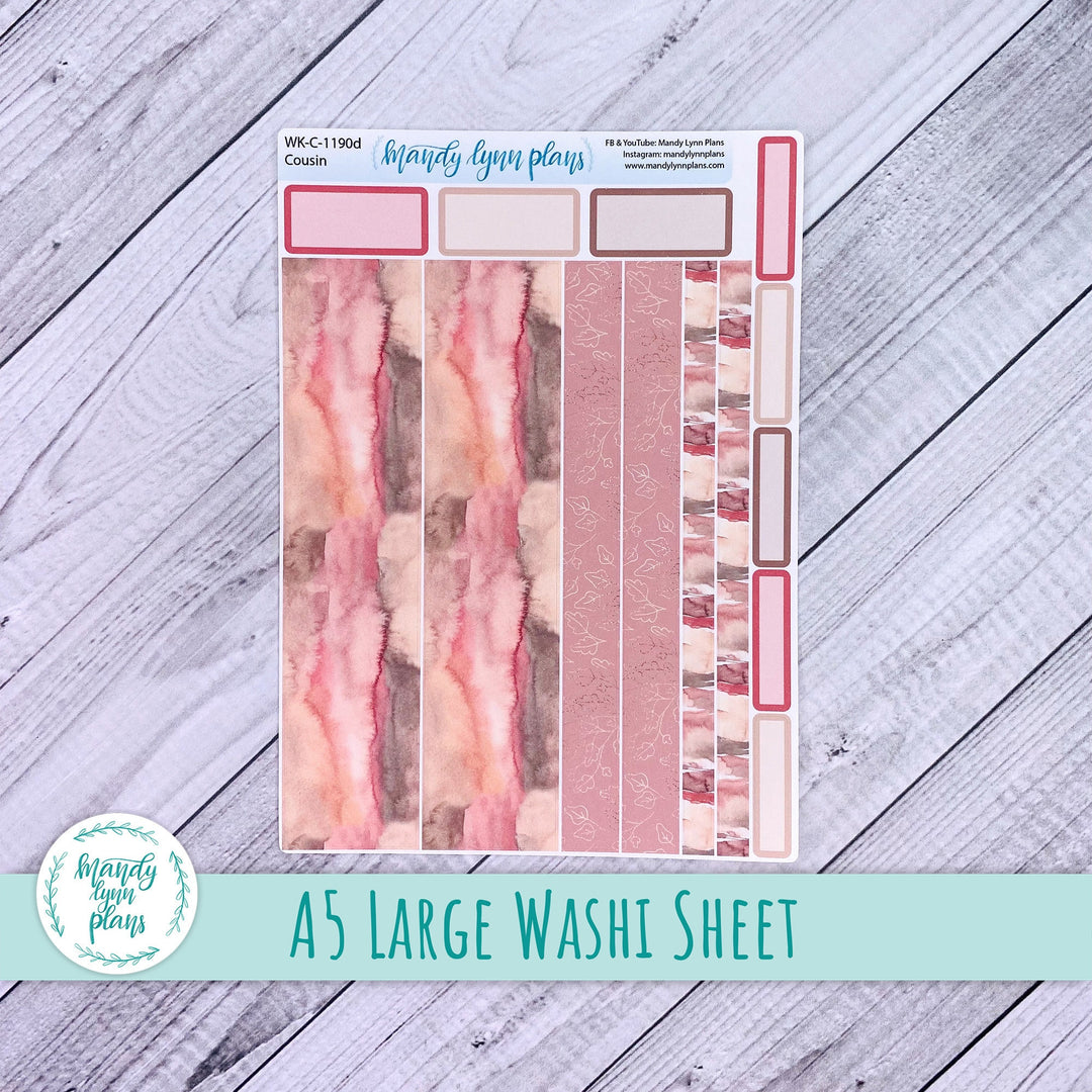 Abstract Nature Large Washi Sheet || WK-C-1190D