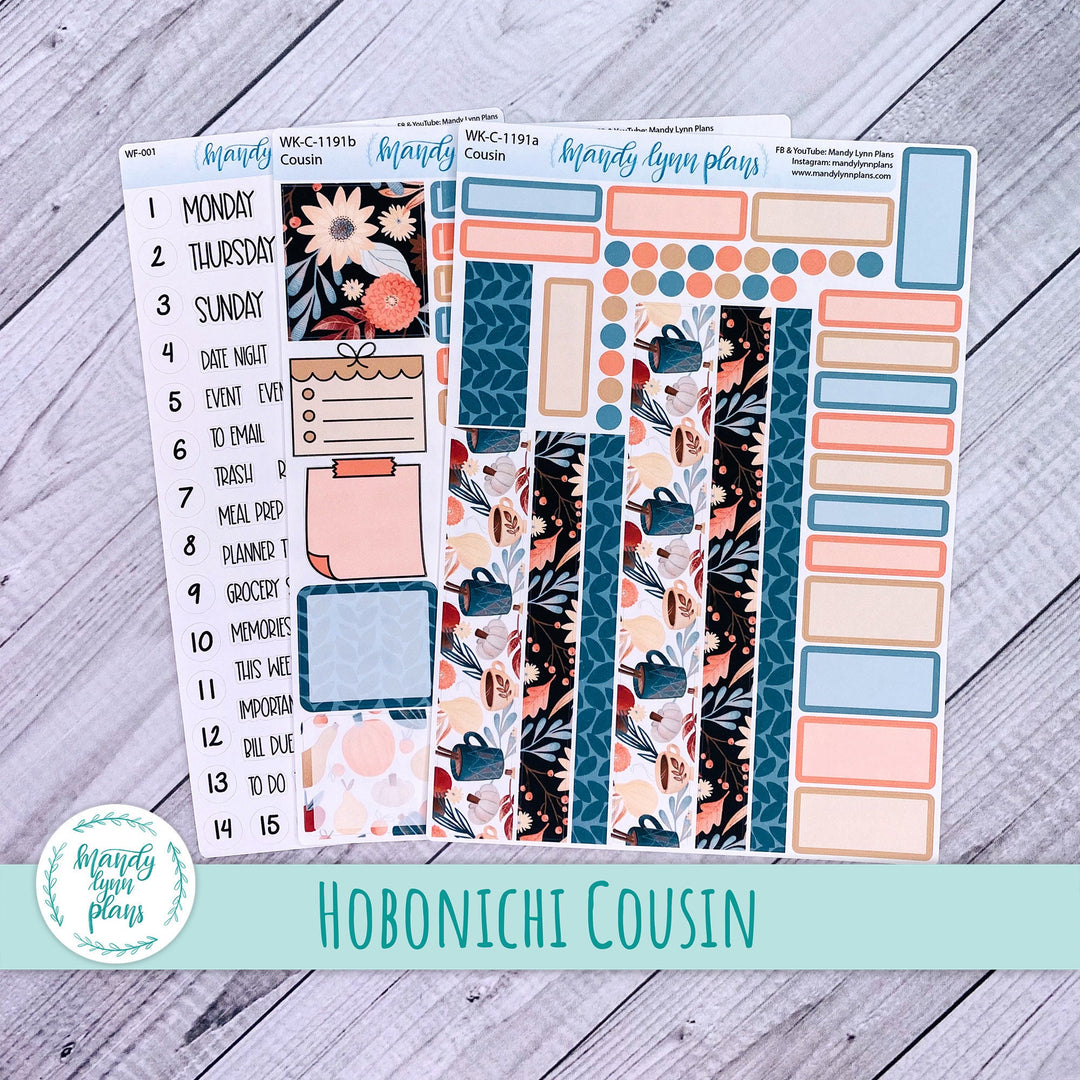 Hobonichi Cousin Weekly Kit || Fall Market || WK-C-1191