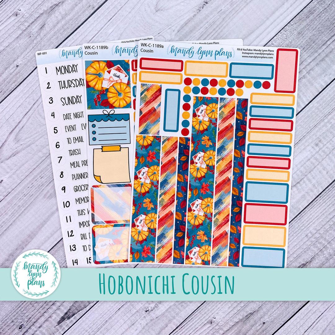 Hobonichi Cousin Weekly Kit || Give Thanks || WK-C-1189
