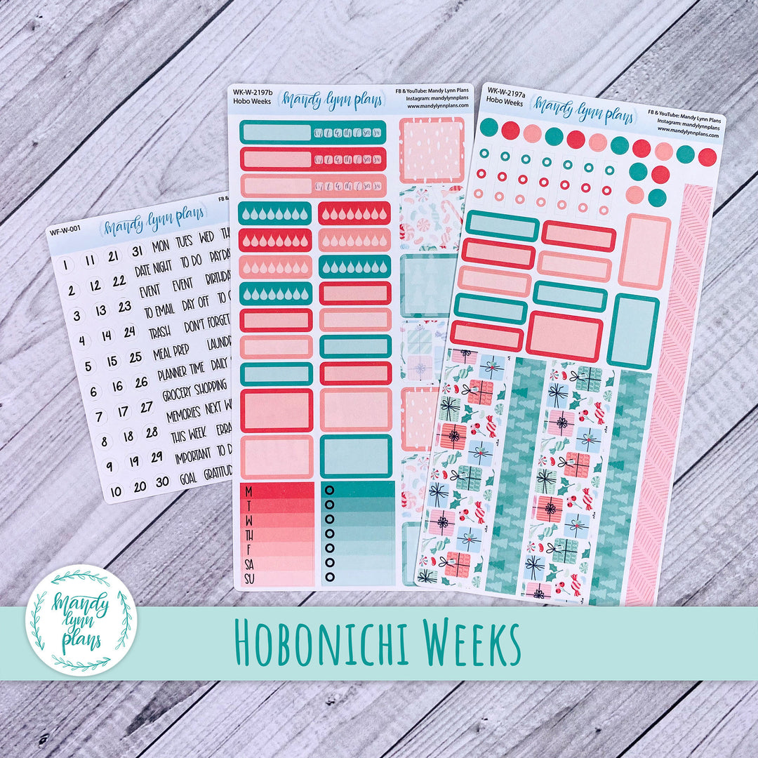 Hobonichi Weeks Weekly Kit || Merry and Bright || WK-W-2197