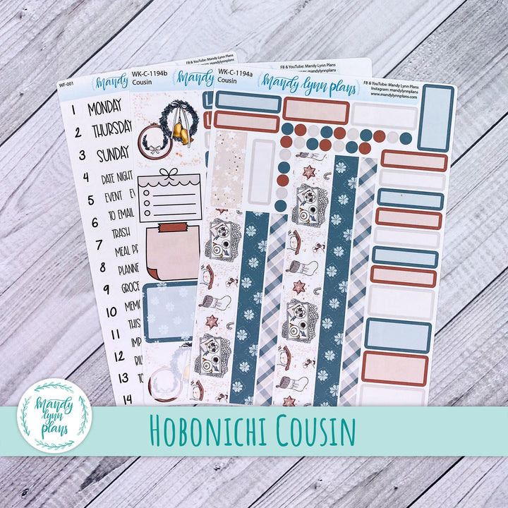 Hobonichi Cousin Weekly Kit || White Christmas || WK-C-1194