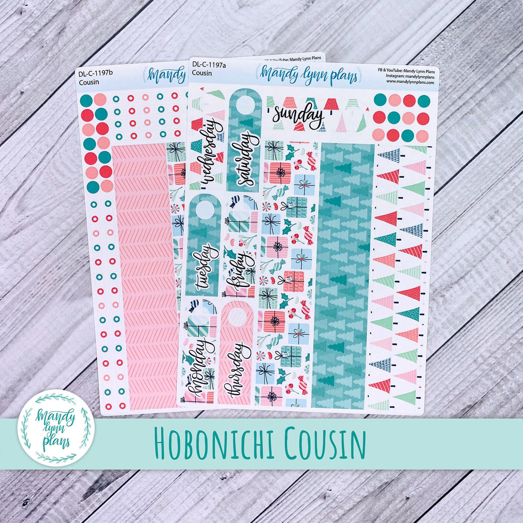 Hobonichi Cousin Daily Kit || Merry and Bright || DL-C-1197