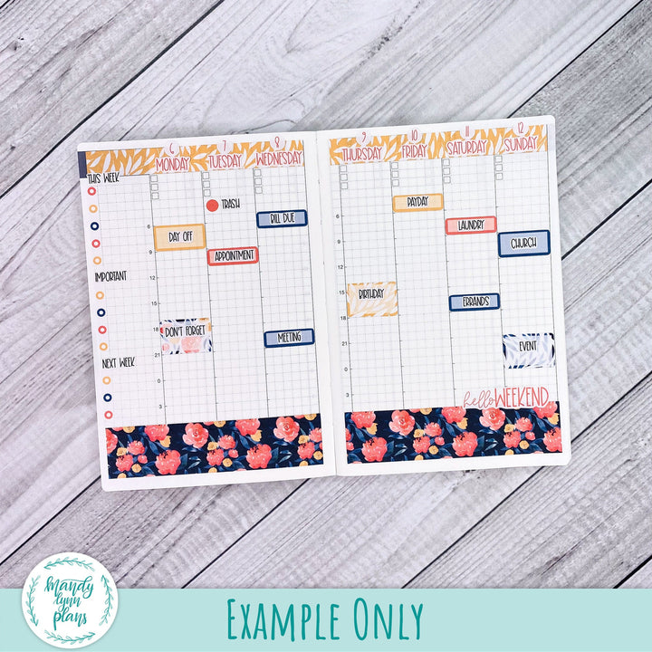 Hobonichi A6 Weekly Kit || Boho Floral || WK-A6T-3208