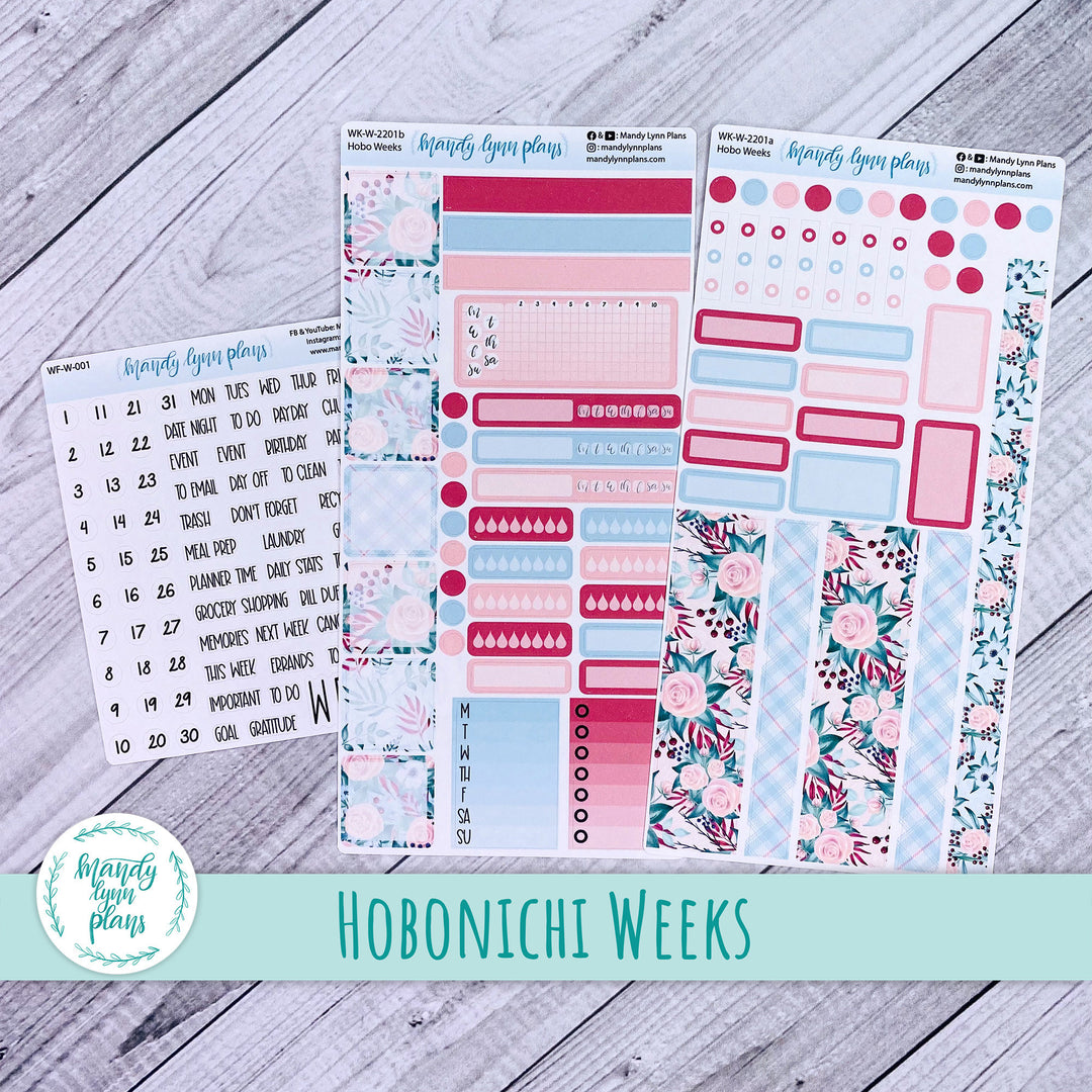 Hobonichi Weeks Weekly Kit || Arctic Garden || WK-W-2201