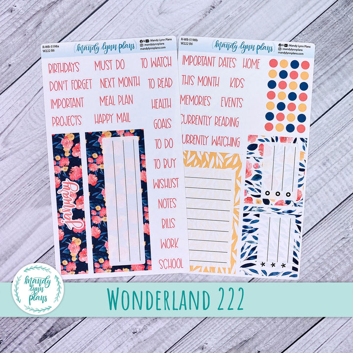 2024  January Wonderland 222 Dashboard || Bright Floral || 198