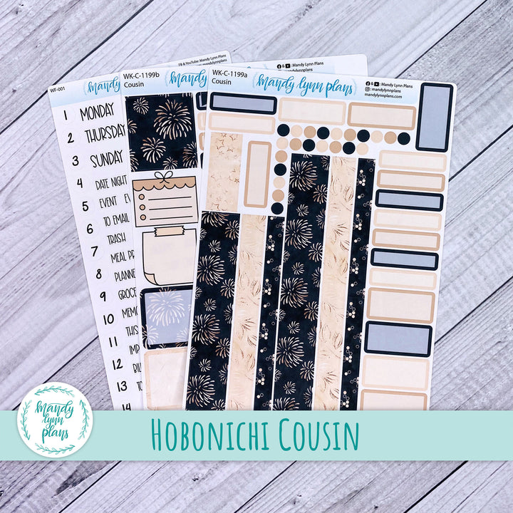 Hobonichi Cousin Weekly Kit || Sparkle and Shine || WK-C-1199