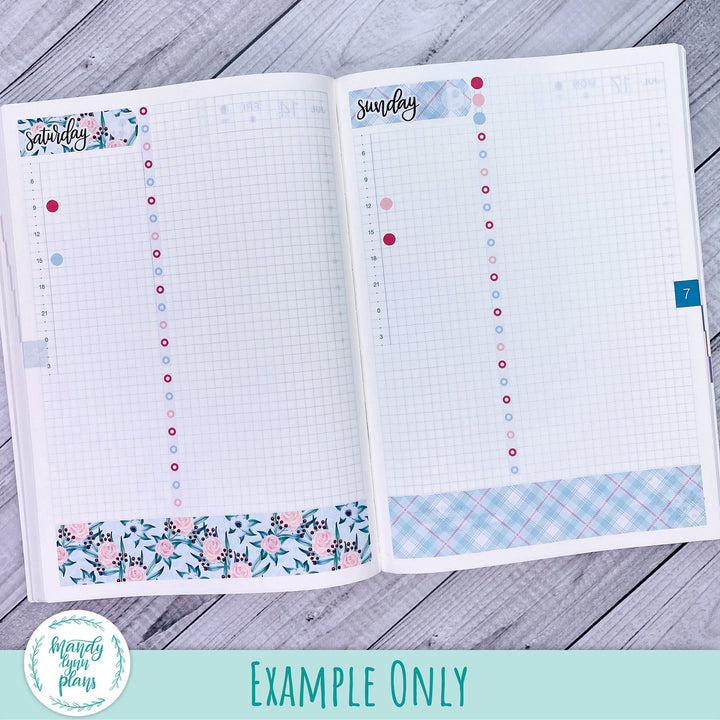Hobonichi Cousin Daily Kit || Red, White and Blue || DL-C-1225
