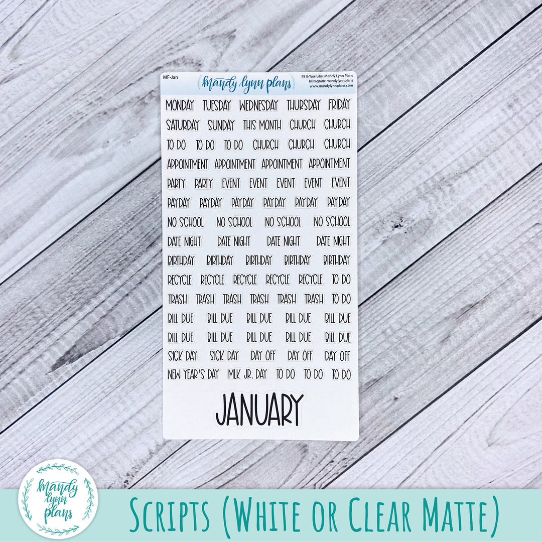Hobonichi Cousin January 2023 Monthly || Sparkle and Shine || MK-C-1199