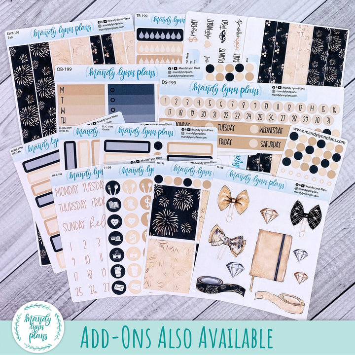 Any Month Hobonichi Cousin Monthly Kit || Sparkle and Shine || MK-C-1199