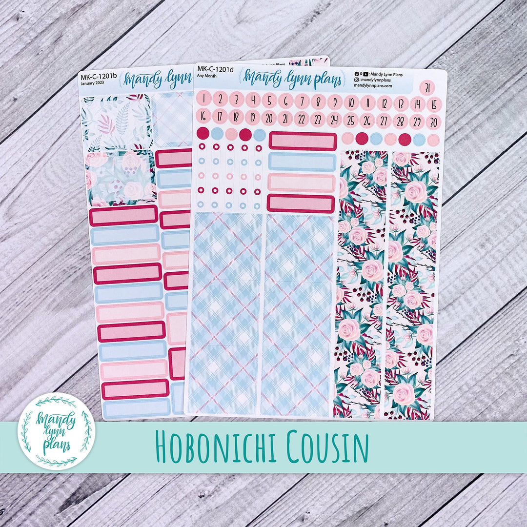 Any Month Hobonichi Cousin Monthly Kit || Arctic Garden || MK-C-1201