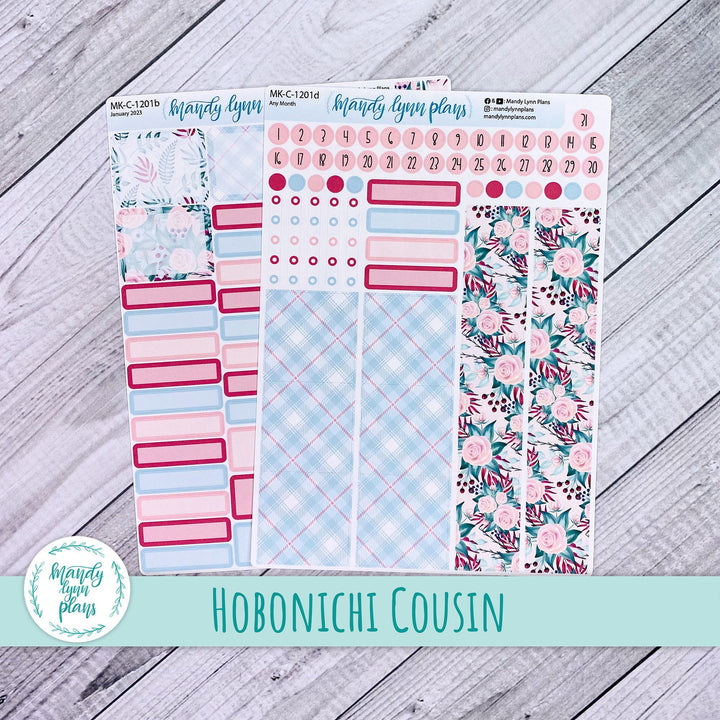 Any Month Hobonichi Cousin Monthly Kit || Arctic Garden || MK-C-1201