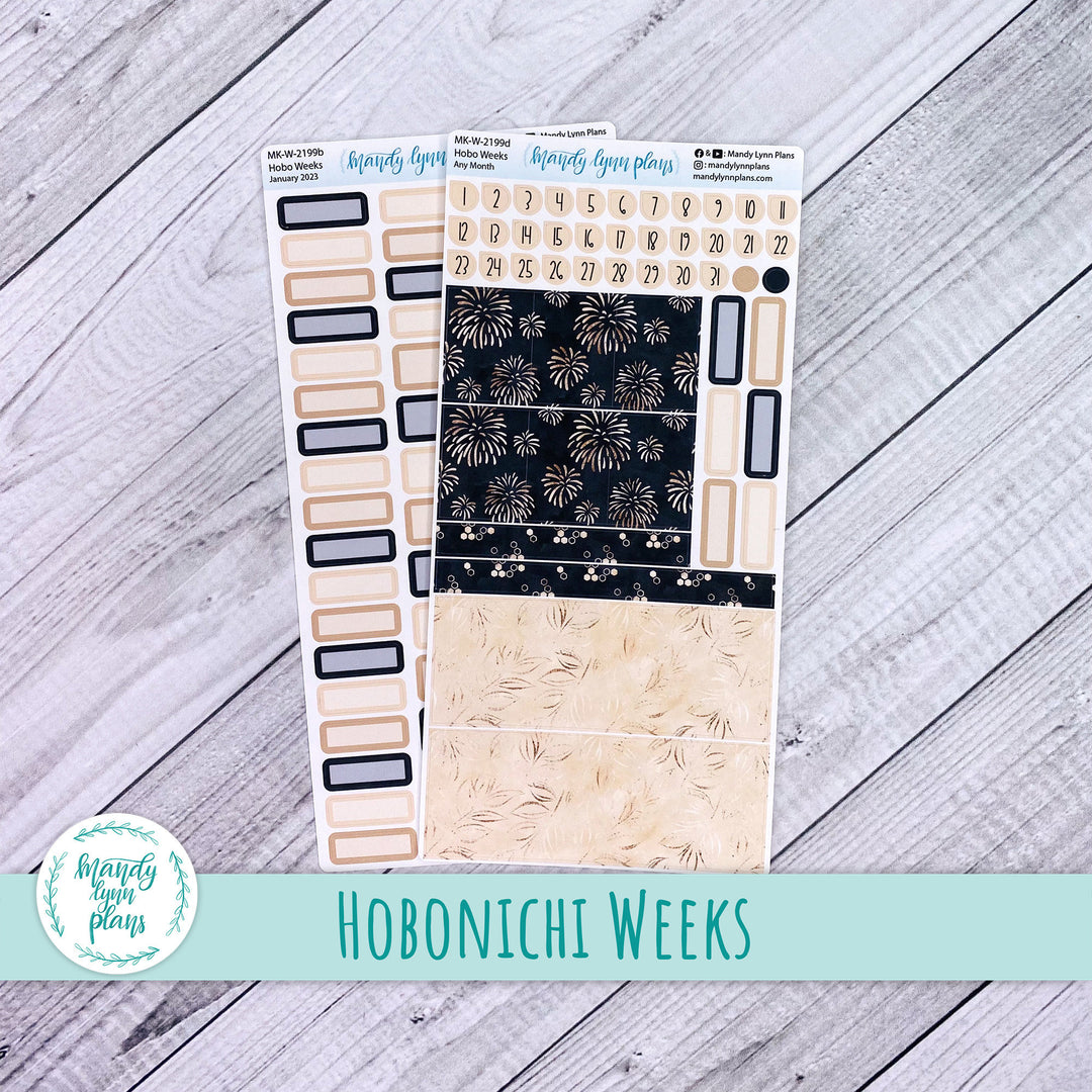 Any Month Hobonichi Weeks Monthly Kit || Sparkle and Shine || MK-W-2199