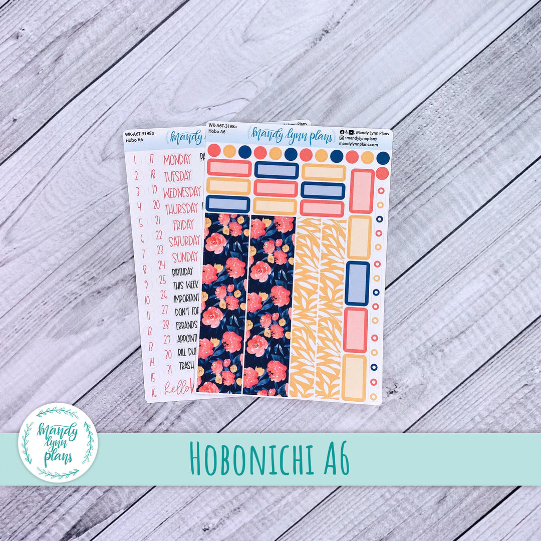 Hobonichi A6 Weekly Kit || Bright Floral || WK-A6T-3198