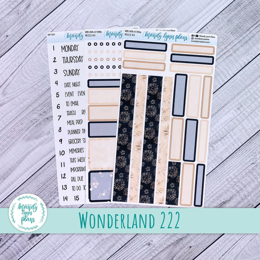 2024  Wonderland 222 Weekly Kit || Sparkle and Shine || 199