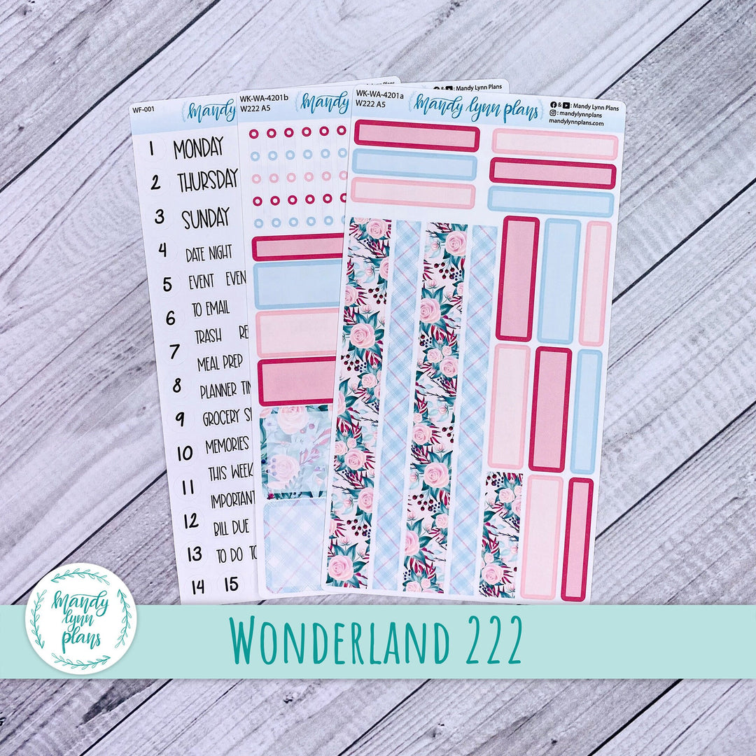 2024  Wonderland 222 Weekly Kit || Arctic Garden || 201