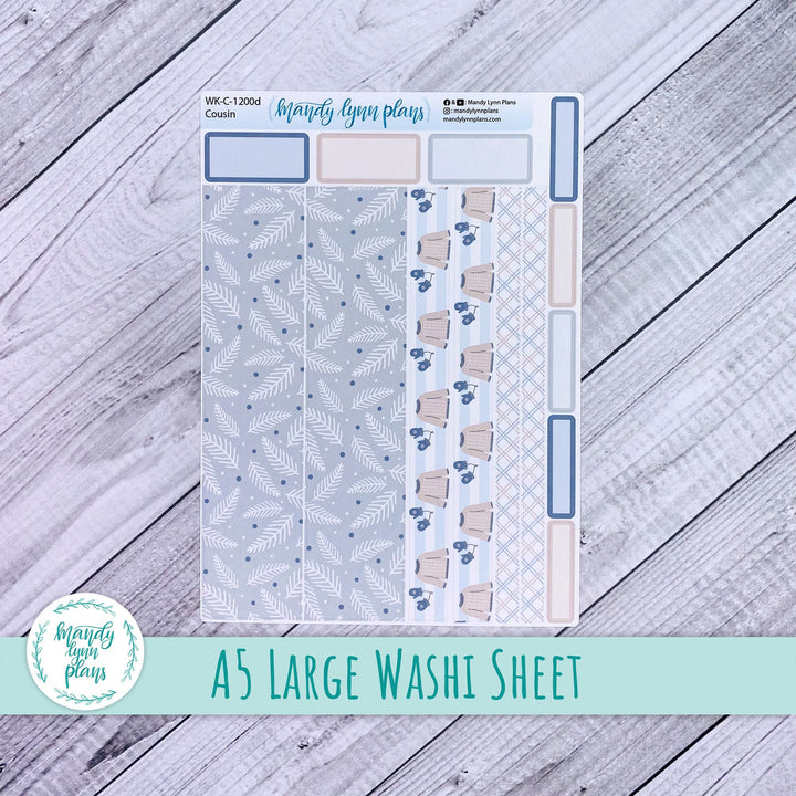 Stay Warm Large Washi Sheet || WK-C-1200D