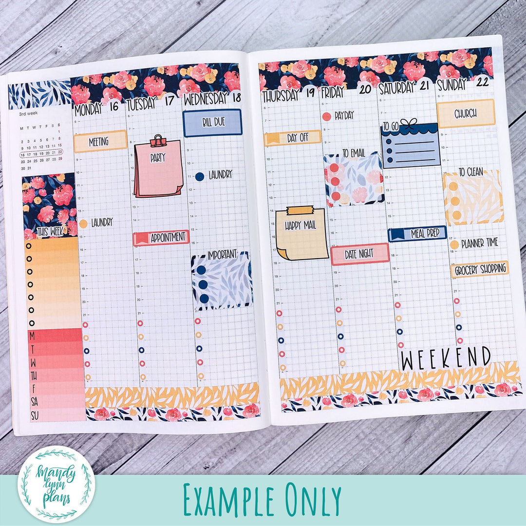 Hobonichi Cousin Weekly Kit || April Showers || WK-C-1210