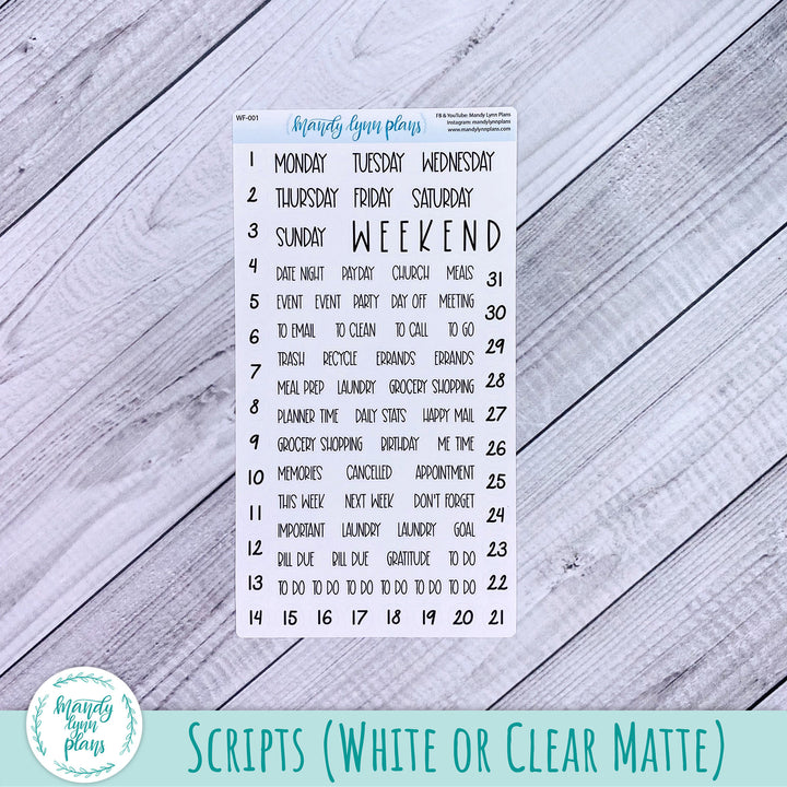 Hobonichi Cousin Weekly Kit || Wildflowers || WK-C-1227