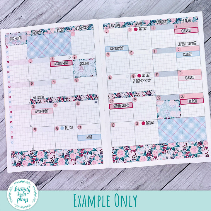 Any Month Hobonichi Cousin Monthly Kit || Kaleidoscope || MK-C-1205