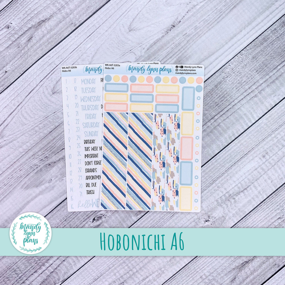 Hobonichi A6 Weekly Kit || Pastel Abstract || WK-A6T-3203