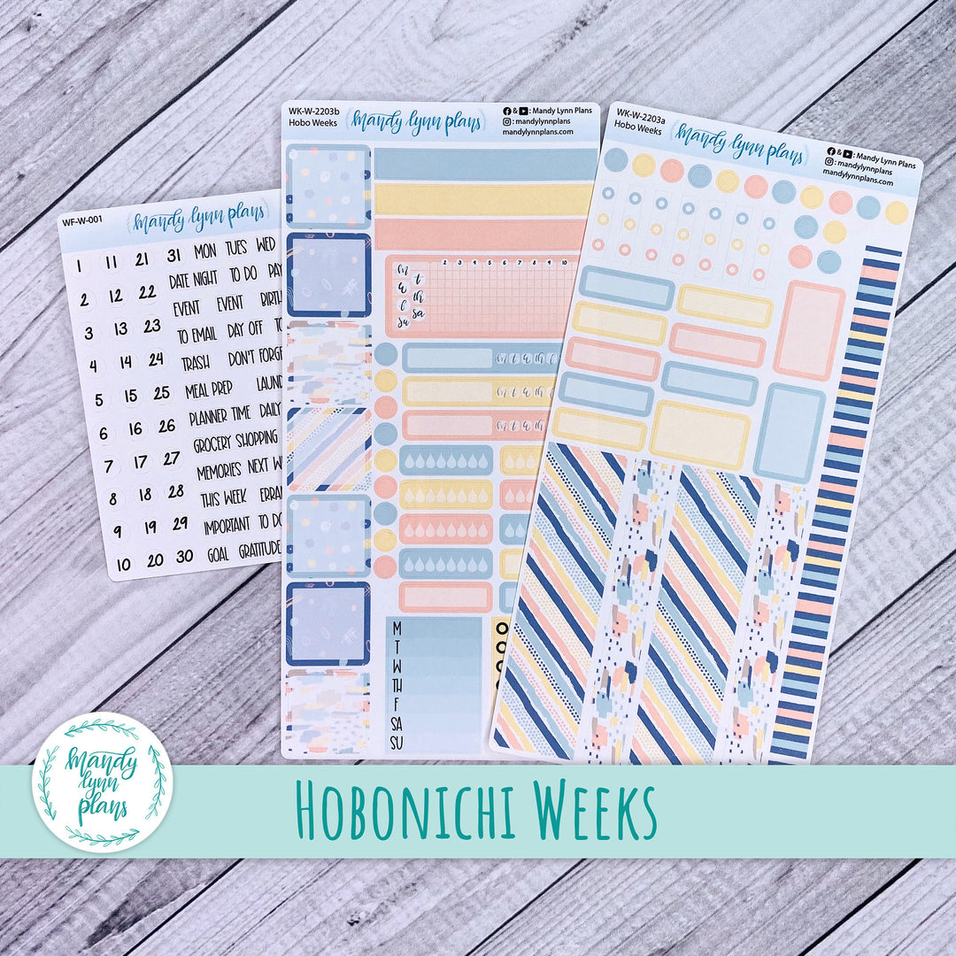 Hobonichi Weeks Weekly Kit || Pastel Abstract || WK-W-2203