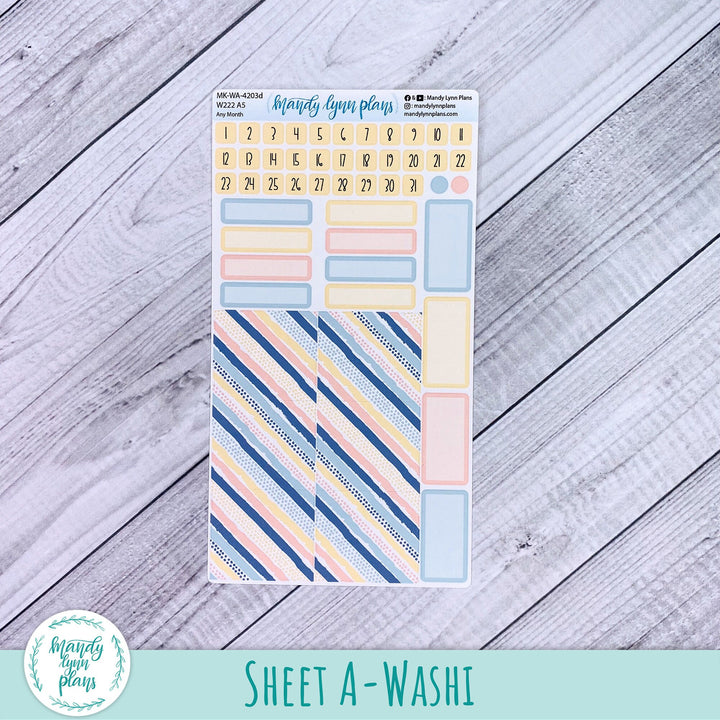 2024 Any Month Wonderland 222 Monthly Kit || Pastel Abstract || 203