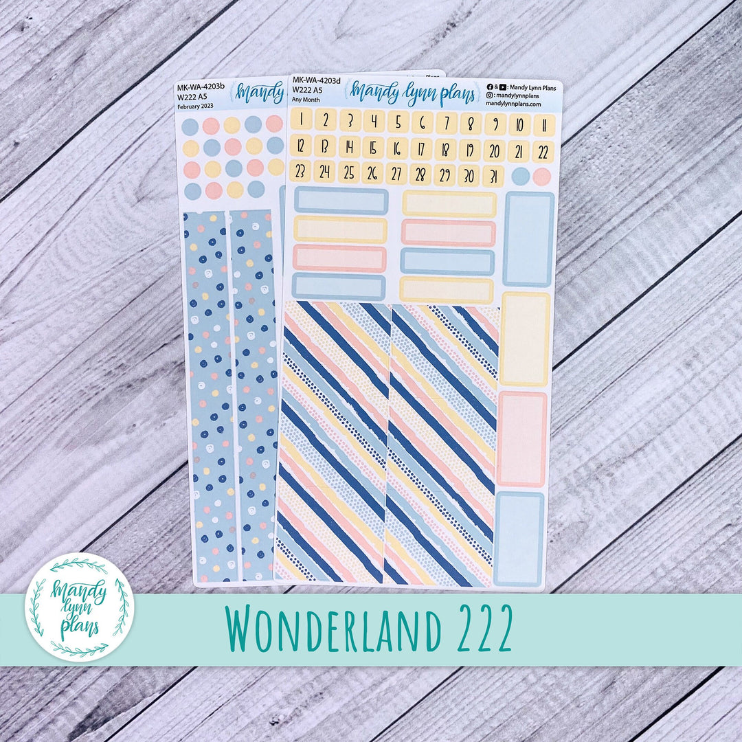 2024 Any Month Wonderland 222 Monthly Kit || Pastel Abstract || 203