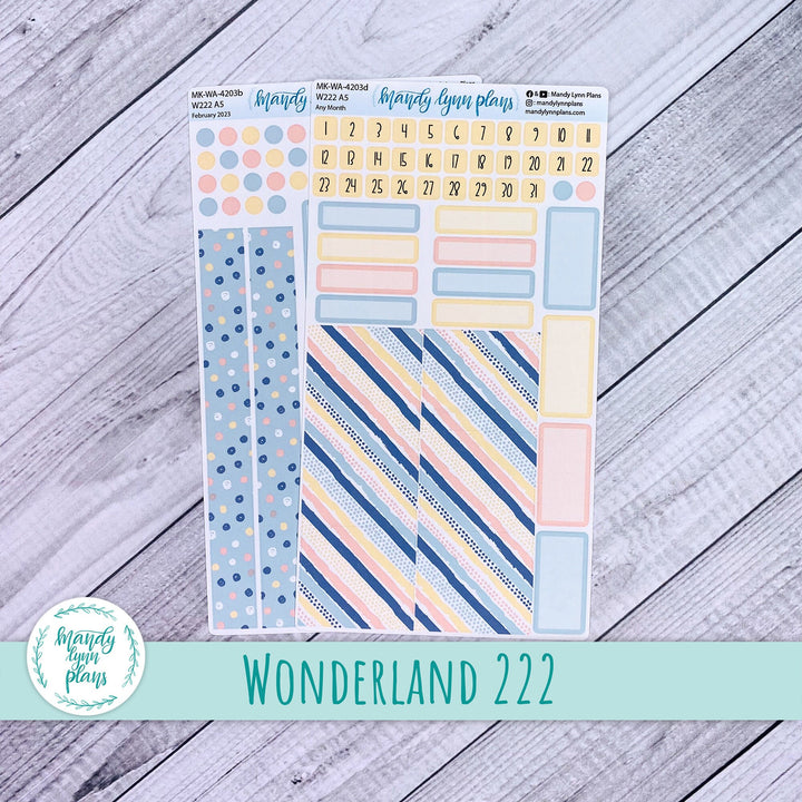 Any Month Wonderland 222 Monthly Kit || Pastel Abstract || 203