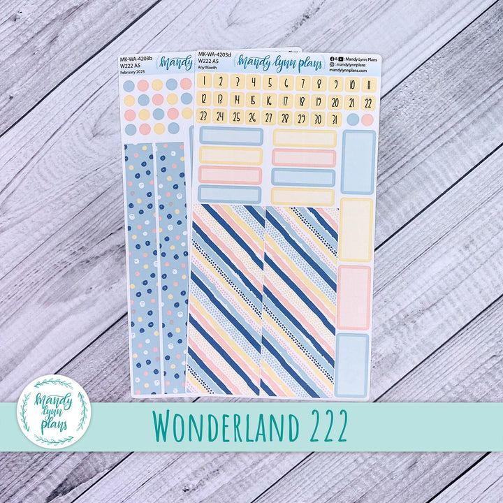 2024 Any Month Wonderland 222 Monthly Kit || Pastel Abstract || 203