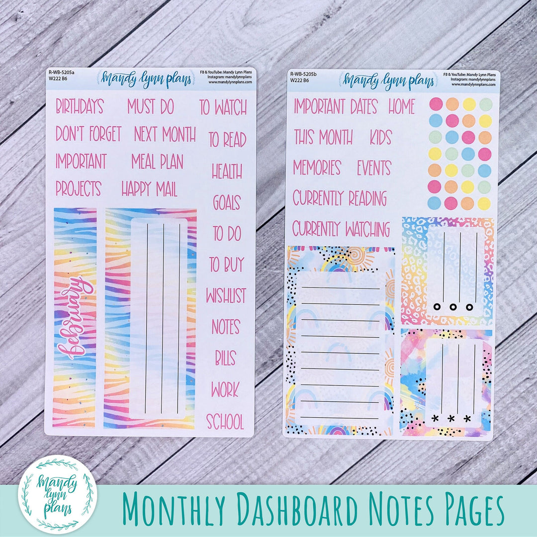 February Wonderland 222 Dashboard || Kaleidoscope || 205