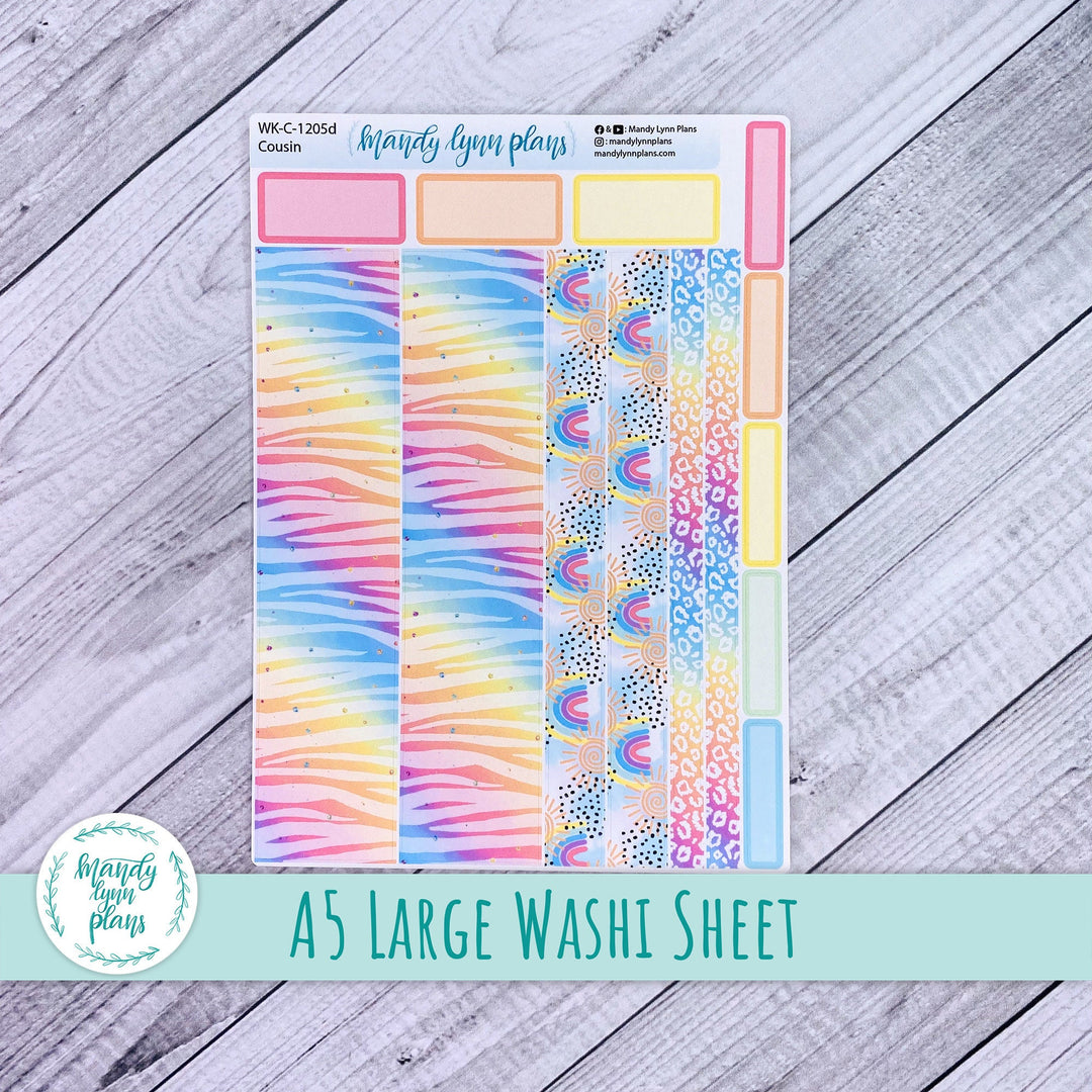 Kaleidoscope Large Washi Sheet || WK-C-1205D