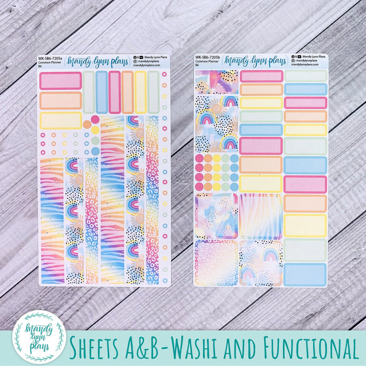 B6 Common Planner Weekly Kit || Kaleidoscope || WK-SB6-7205